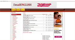 Desktop Screenshot of detailenglish.com