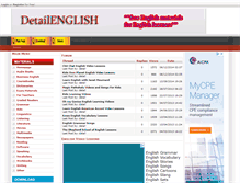 Tablet Screenshot of detailenglish.com